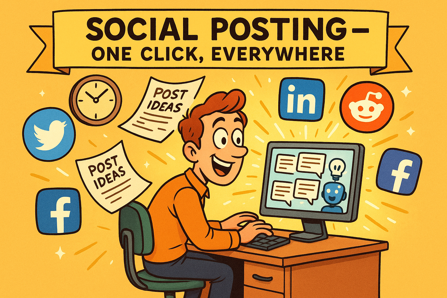 Instantly Create and Share Social Media Posts with HypeDesk